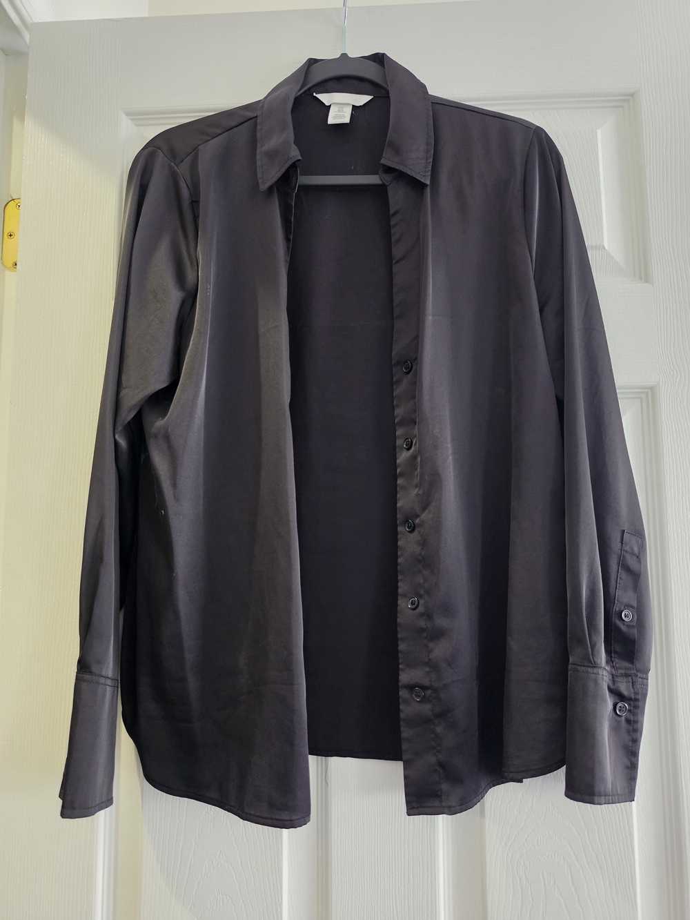 H&M Black Button-Down Shirt